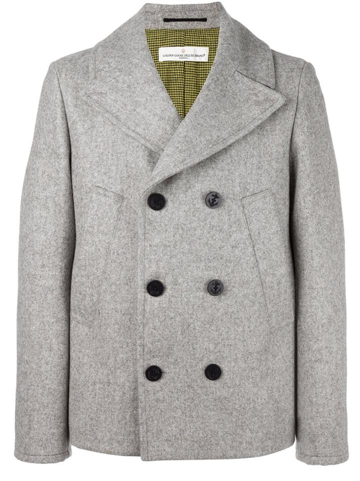 Golden Goose Deluxe Brand 'ian' Peacoat - Grey