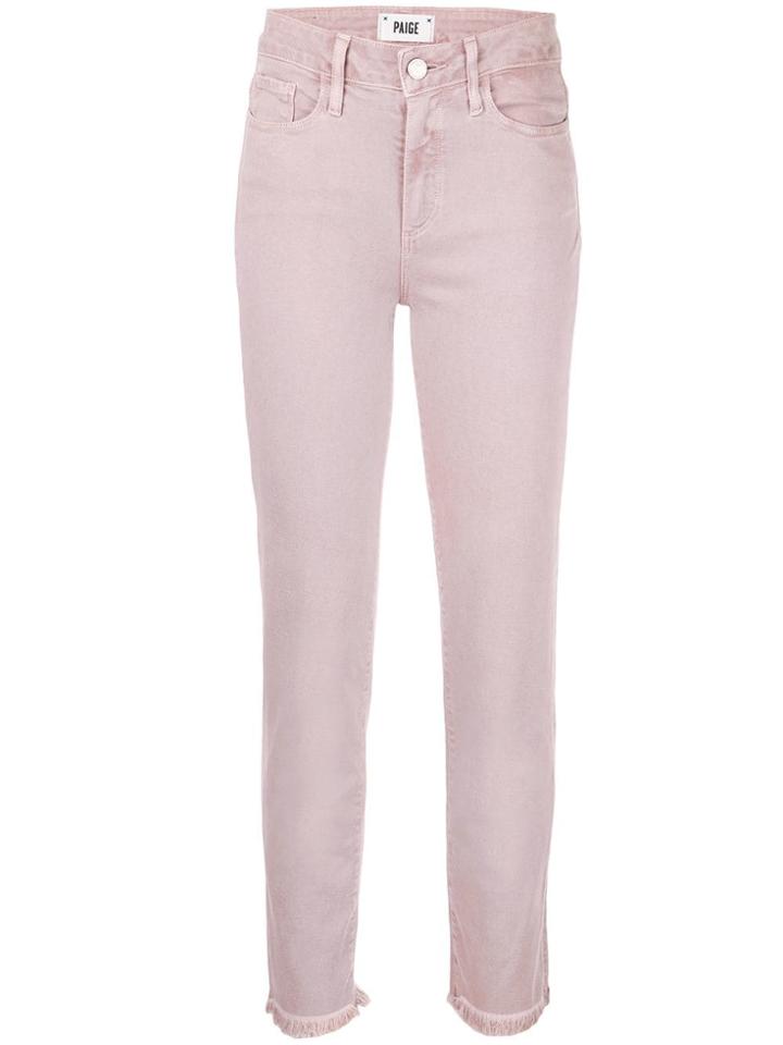 Paige Hoxton Skinny Jeans - Pink