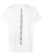 Off-white Front Cut Print T-shirt