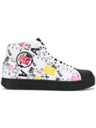 Alyx Print Hi-top Sneakers - White