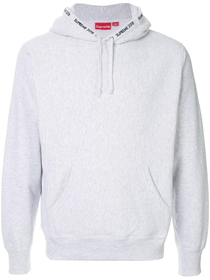 Supreme Channel Hoodie - Grey