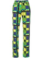 Versace Pre-owned Slim-fit Medusa Trousers - Multicolour