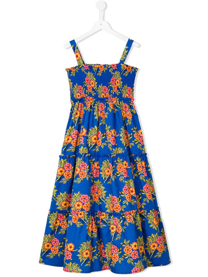 Msgm Kids Floral Print Dress, Girl's, Size: 8 Yrs