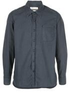 Remi Relief Button-up Shirt - Blue