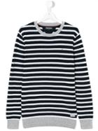 Tommy Hilfiger Junior - Striped Jumper - Kids - Cotton - 16 Yrs, Blue