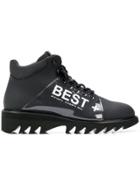 Moreschi Ridged Sole Boots - Black