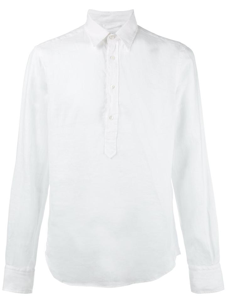 Aspesi Half-placket Shirt - White