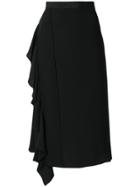 Nº21 Flared Midi Skirt - Black