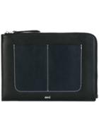 Ami Alexandre Mattiussi Ipad Cover, Men's, Black, Leather