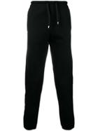 Emporio Armani Straight-leg Track Trousers - Black