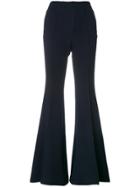 Pence Flared High Waisted Trousers - Blue