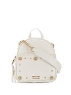 Versace Jeans Couture Floral Studded Backpack - White