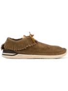 Visvim Brown Maliseet Shaman Folk Sneakers - Nude & Neutrals