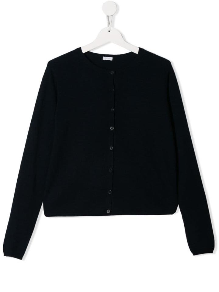 Il Gufo Teen Relaxed-fit Cardigan - Blue