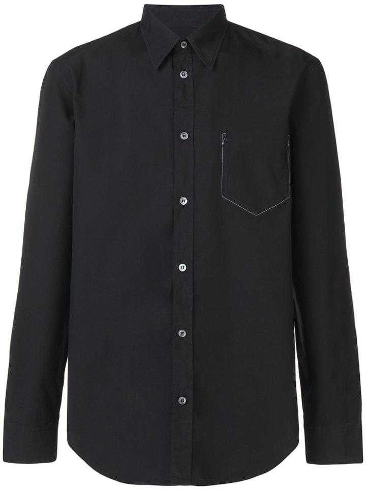 Maison Margiela Stitching Detail Shirt - Black