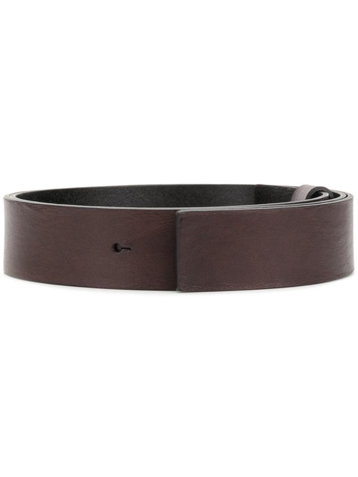 Alberta Ferretti Minimal Belt - Brown