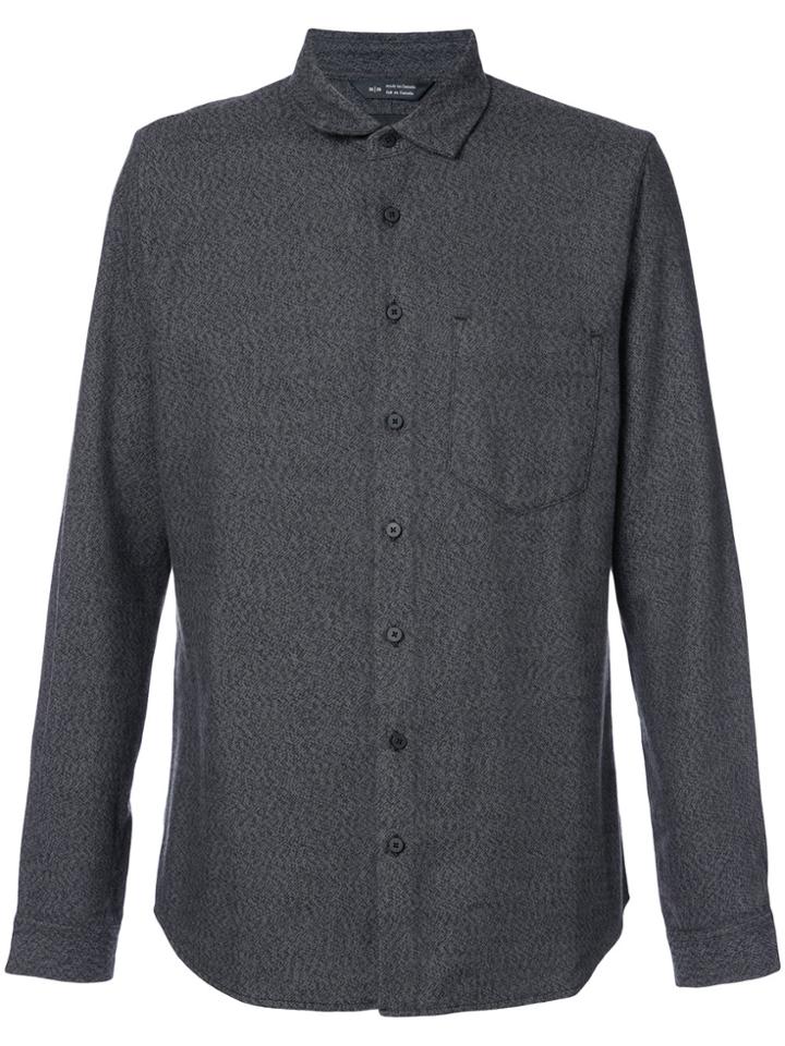 Wings+horns Wings & H Officer Shirt - Grey