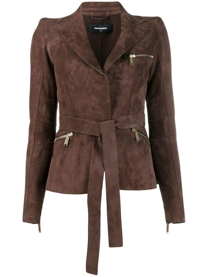 Dsquared2 Belted Blazer - Brown