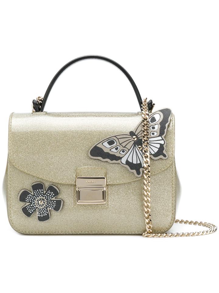 Furla Metropolis Butterfly Shoulder Bag - Metallic