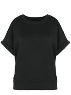 Mm6 Maison Margiela Cold-shoulder T-shirt - Black