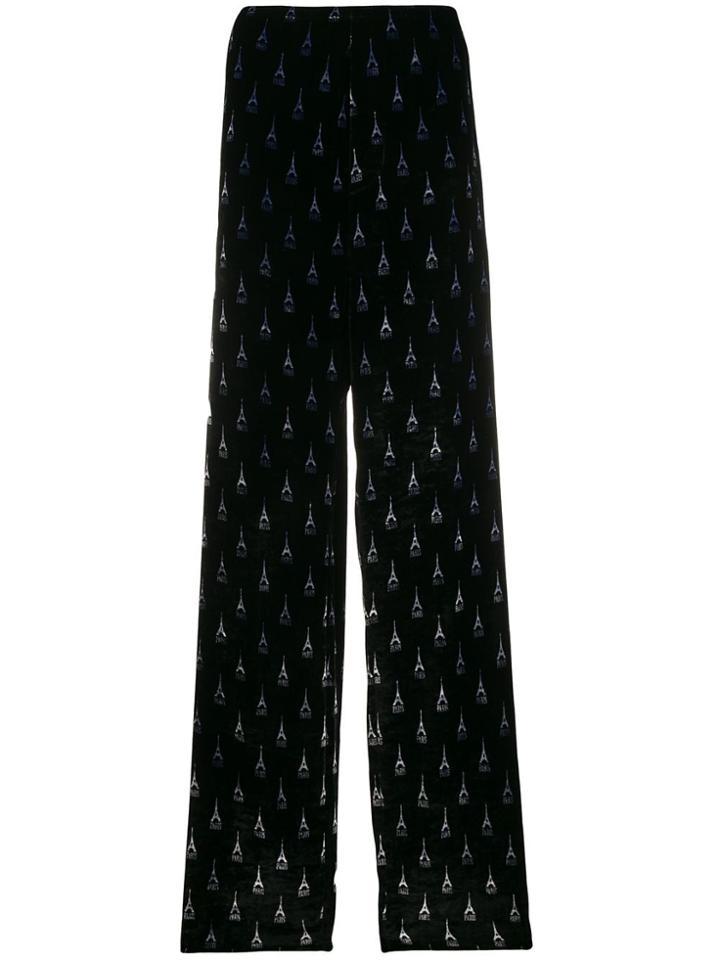 Balenciaga Pajama Bottom Trousers - Black