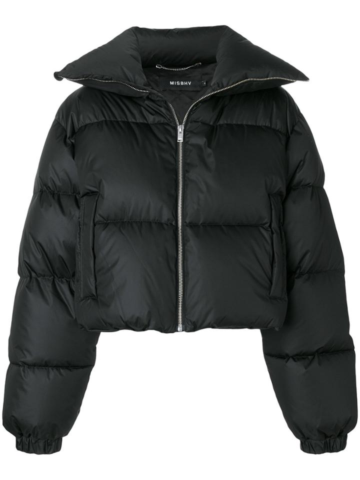 Misbhv Photo Patch Puffer Jacket - Black