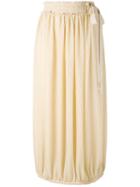 J.w.anderson - Elastic Waist Skirt - Women - Silk/polyester/acetate/viscose - 10, Nude/neutrals, Silk/polyester/acetate/viscose