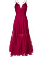 Maria Lucia Hohan Double-strap Cocktail Dress - Red