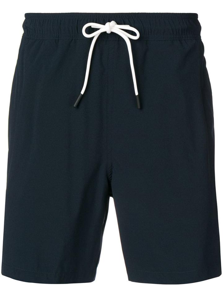 Theory Drawstring Shorts - Blue