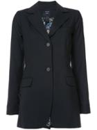 Smythe - Boyfriend Blazer - Women - Viscose/wool - 10, Black, Viscose/wool