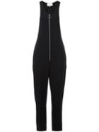 3.1 Phillip Lim Zip-front Jumpsuit, Women's, Size: 4, Black, Viscose/acetate/spandex/elastane