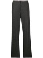 Fabiana Filippi Ball-chain Waistband Trousers - Grey