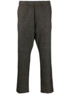 Barena Plaid Slim-fit Trousers - Brown