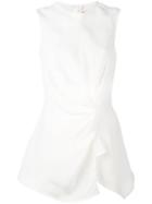 Marni Drape Front Blouse, Women's, Size: 44, White, Viscose