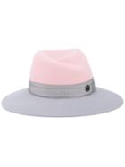 Maison Michel Felt Bi-colour Virginie Hat, Women's, Size: Large, Pink/purple, Wool Felt