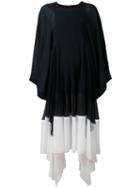 Chloé - Chiffon Pleated Dress - Women - Silk/polyamide/polyester/viscose - 38, Blue, Silk/polyamide/polyester/viscose