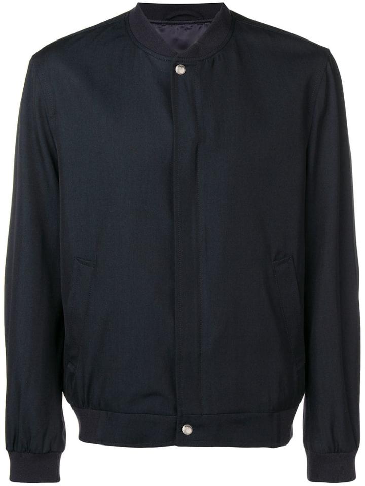 Salvatore Ferragamo Bomber Jacket - Blue