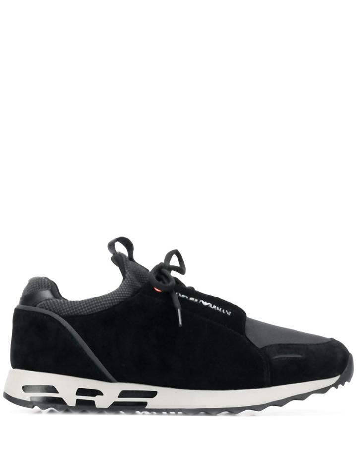 Emporio Armani Mesh Sneakers - Black