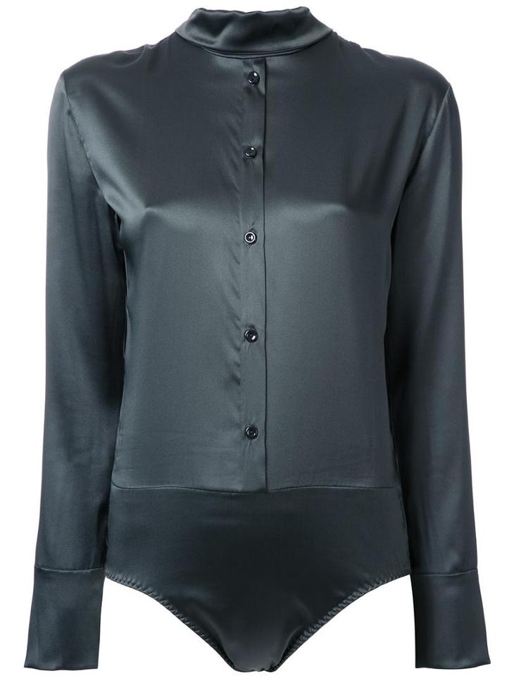 Nina Ricci Shirt Bodysuit, Women's, Size: 38, Silk/spandex/elastane