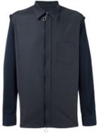 Matiéres Contrast Sleeve Shirt - Blue