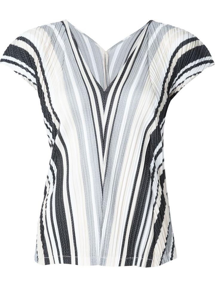 Pleats Please By Issey Miyake 'deep Valley' Sleeveless Top