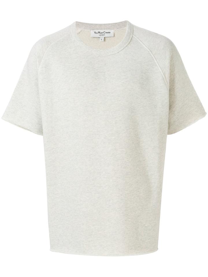 Ymc Shortsleeved Sweatshirt - Grey