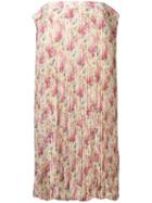 Junya Watanabe Floral Crepe Long Skirt - Yellow