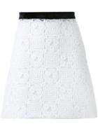 Manning Cartell 'square Limits' Mini Skirt, Women's, Size: 10, White, Polyester