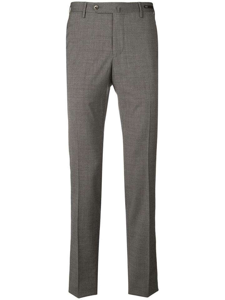 Pt01 Slim Fit Tailored Shorts - Grey