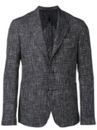 Z Zegna Woven Suit Jacket - Blue