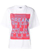 Msgm Dream T-shirt - White