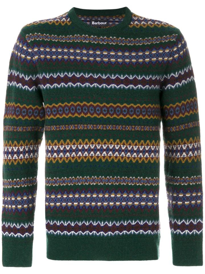 Barbour Fairisle Sweater - Green
