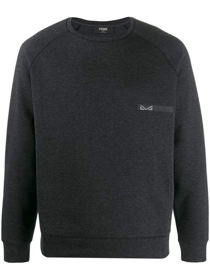 Fendi Bug Eyes Sweatshirt - Grey