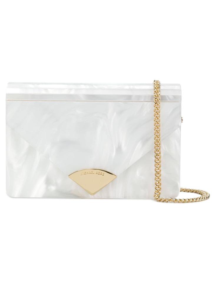 Michael Michael Kors Barbara Envelope Clutch - White